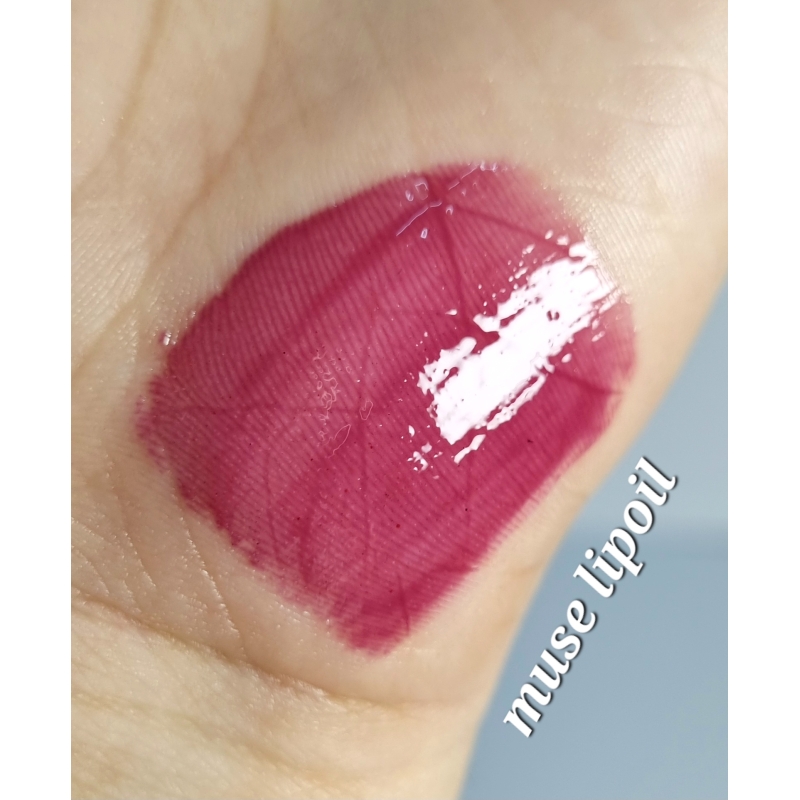 purple mauve lip oil